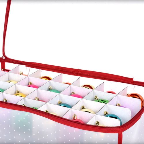 Pojemnik na Bombki Choinkowe Pudełko Organizer 112 Przegródek dla Bombek na Arena.pl