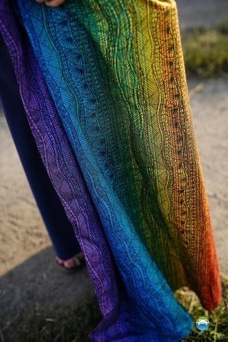 Chusta tkana Little Frog - Rainbow Harmony 4 na Arena.pl