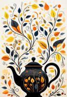 Plakat 70x100cm Jesienna Melodia