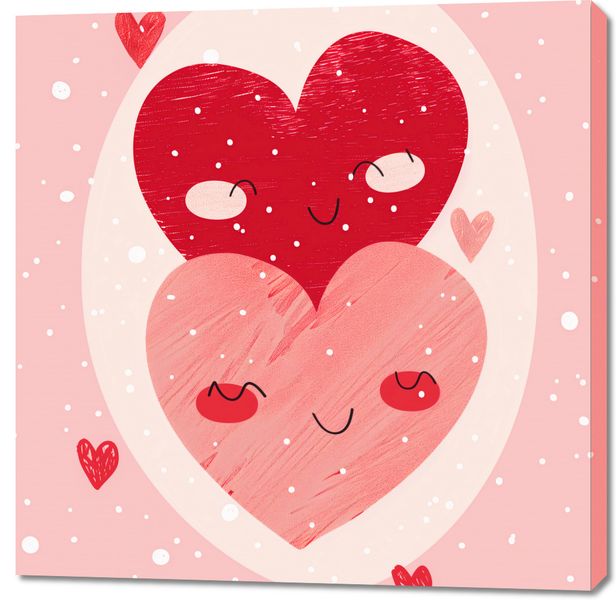 Obraz 100x100cm Ciepło Serca zdjęcie 1