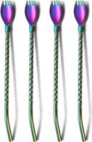 Łyżeczki słomki do kawy deserów 23cm 4szt.