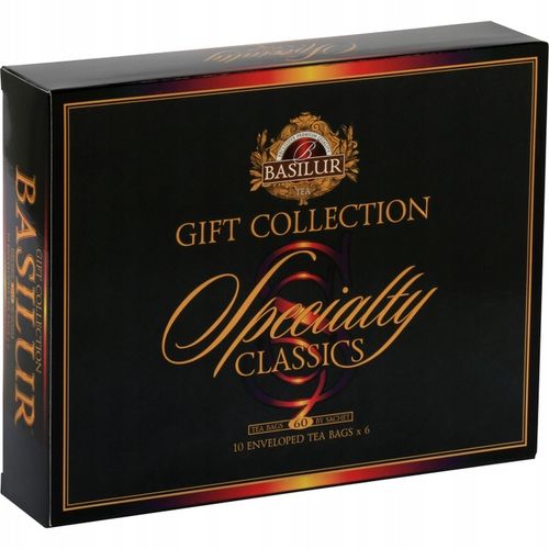 Basilur SPECIALTY CLASSICS zestaw herbat 6 SMAKÓW 60szt HERBACIARKA prezent na Arena.pl
