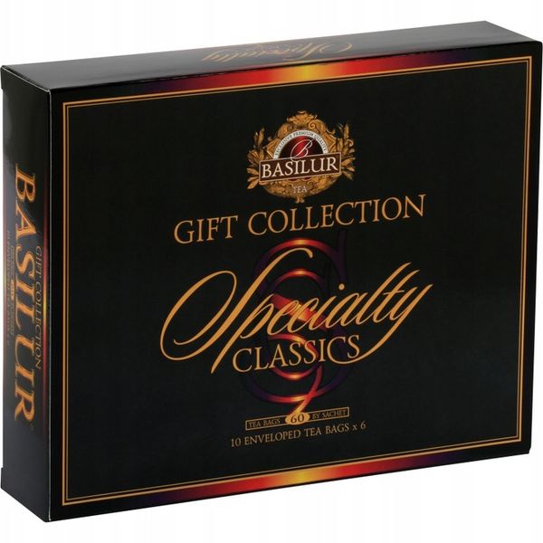 Basilur SPECIALTY CLASSICS zestaw herbat 6 SMAKÓW 60szt HERBACIARKA prezent zdjęcie 7