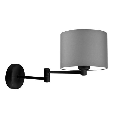 Złoty kinkiet na wysięgniku do sypialni BRAGE na Arena.pl