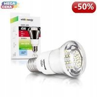 Żarówka Lustrzana Reflektor Led 4W E27 Zimna 230V