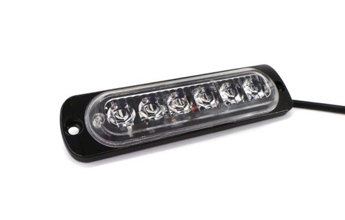 Lampa obrysowa strobo 6 LED 12V-24V, zielona na Arena.pl