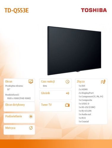 Monitor 55' TD-Q553E na Arena.pl