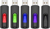 Zestaw 5 Pendrive USB 64 GB USB 2.0 wielokolorowe