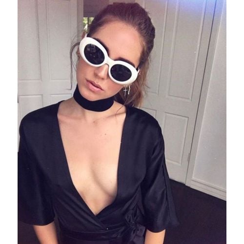 Okulary przeciwsłoneczne białe OK145WZ2 na Arena.pl