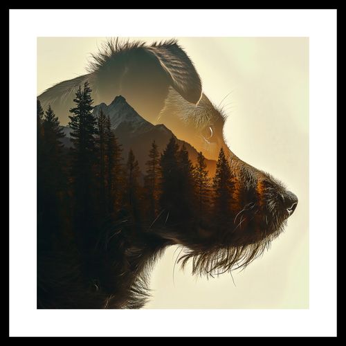 Plakat 30x30cm Psi Duch Lasu na Arena.pl