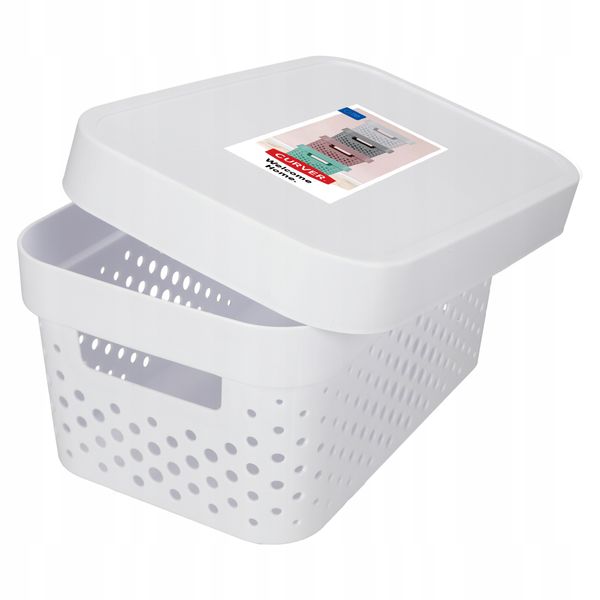 Curver Pojemnik Pudełko Z Pokrywką 4,5 L Biały zdjęcie 1