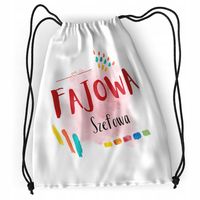 Plecak Dla Szefowej Sportowy Szkolny Worek Torba Z Nadrukiem Ze Zdjęciem