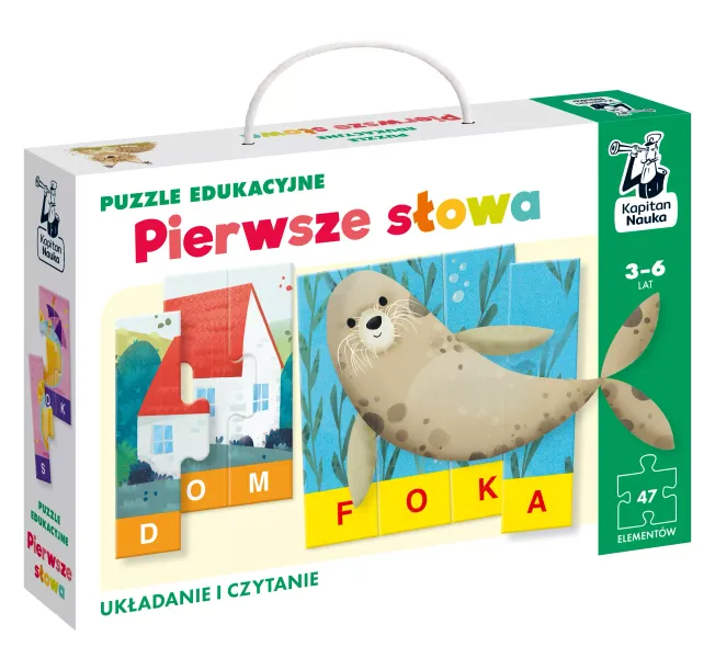 Puzzle edukacyjne. Pierwsze słowa zdjęcie 1