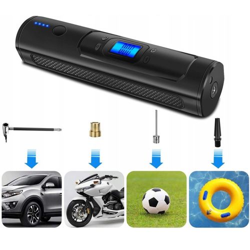 Kompresor Akumulatorowy 150PSI LCD – Pompka na akumulator bezprzewodowa na Arena.pl