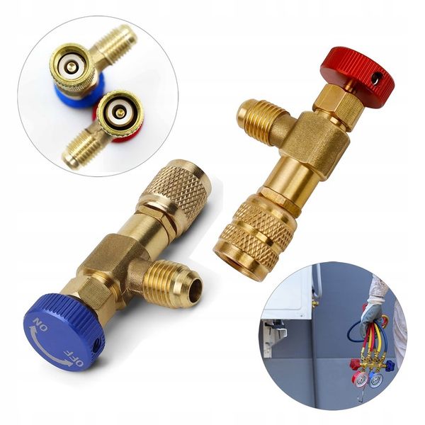 Zestaw zaworów napełniających R32 R410a R600 R134a zdjęcie 10