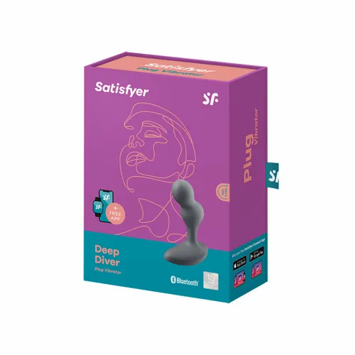 Satisfyer - Wibrujący plug Deep Diver na Arena.pl