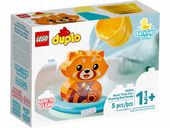 10964 - lego duplo - zabawa w kąpieli: pływająca czerwona panda