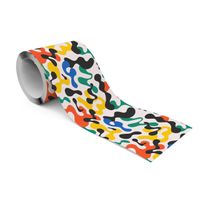 Samoprzylepny Pasek Bordiura Dla Dzieci Kolorowe KSZTAŁTY Abstrakcja