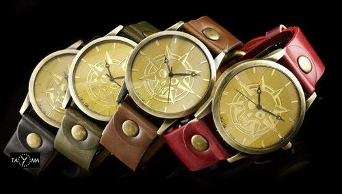 ZEGAREK DAMSKI TAYMA - RETRO PUNK 32 -czerwony (zx594b) na Arena.pl