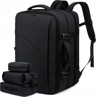 PLECAK MIEJSKI PODRÓŻNY LOVEVOOK BAGAŻ PODRĘCZNY 30-40L TORBA USB Z BLOKADĄ