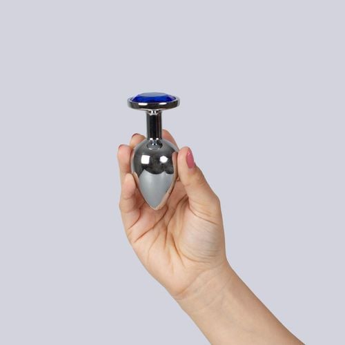 blue jewelled metal butt plug na Arena.pl