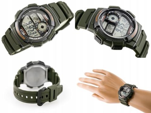 Zegarek CASIO dla chłopca DZIECIĘCY alarm datownik +BOX +TOREBKA +GRAWER na Arena.pl