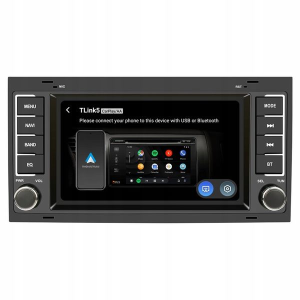 RADIO SAMOCHODOWE ANDROID 2+32 GB VW MULTIVAN T5 TOUAREG CAR PLAY ANDROID A zdjęcie 10