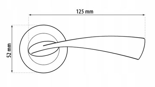 KLAMKA DRZWIOWA LIBRA KOLOR PATYNA na Arena.pl