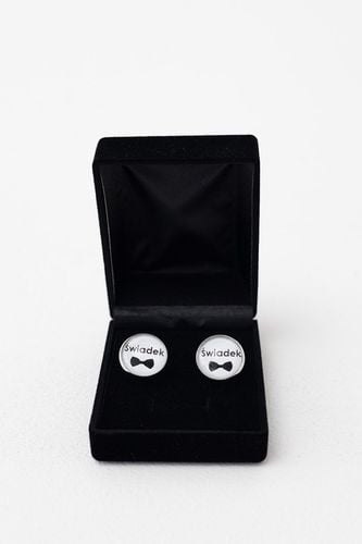 Spinki dla Świadka do mankietów w etui ślub prezent świadek na Arena.pl