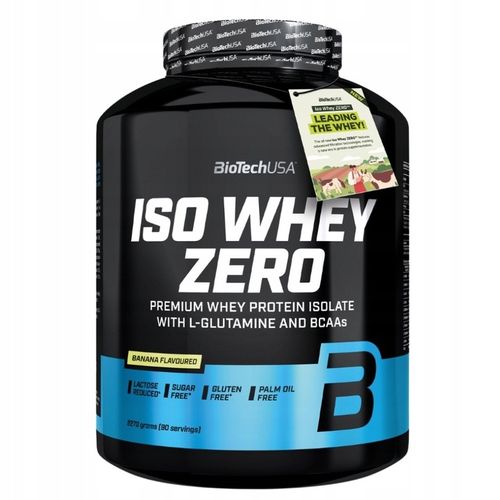 BIOTECH ISO WHEY ZERO 2270g + ISO WHEY ZERO 500g IZOLAT BIAŁKO SERWATKA na Arena.pl