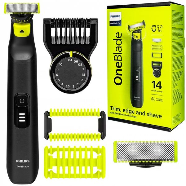Philips QP6541/15 OneBlade Pro 360 Face + Body Trymer broda ciało 2 OSTRZA zdjęcie 1