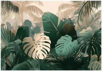 Fototapeta Winylowa Do Sypialni Salonu Liście 400x280