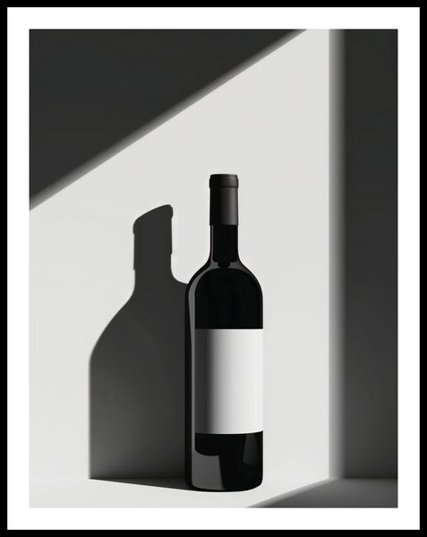 Plakat 50x65cm Butla Wina zdjęcie 3