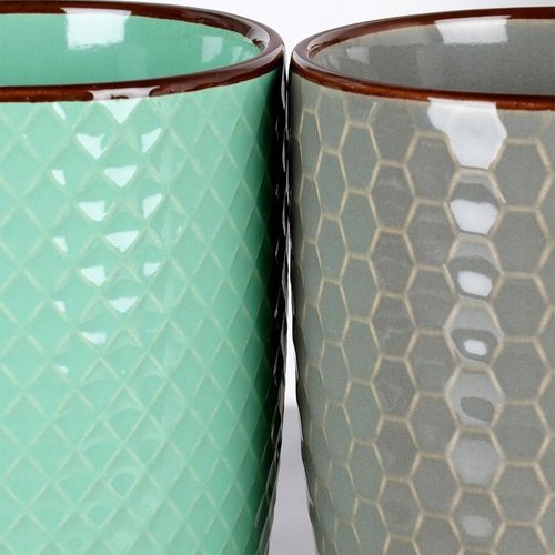 4x Kubki KOLOROWE do picia kawy herbaty ziół zestaw kubków kubek na prezent na Arena.pl