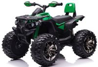 Duży Quad Na Akumulator 4 Silniki 45W 12V10AH Ekoskóra Koła Eva Zielony