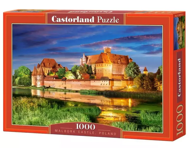 Puzzle 1000 elementów. Zamek w Malborku zdjęcie 1
