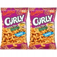 Lorenz kukurydziane zielonymi orzeszkami ziemnymi o smaku curry 100 g x 2