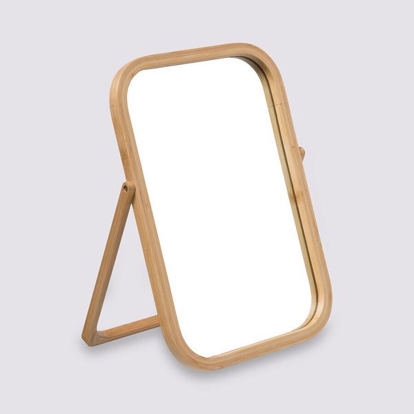 Lustro stojące 39 cm bambusowe zdjęcie 3