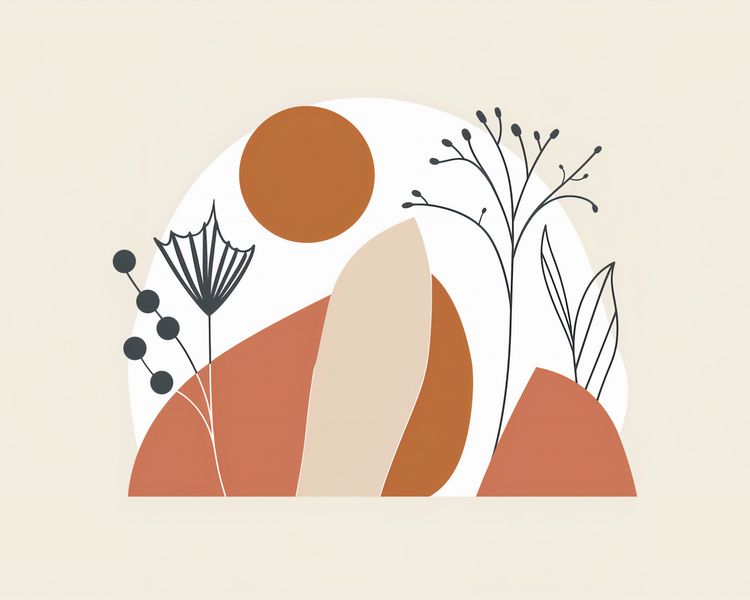 Plakat 50x40cm Organiczny Splot zdjęcie 1
