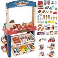 SKLEP SUPERMARKET DLA DZIECI STRAGAN KASA LODY DŹWIĘKI + 55 AKC. MATADI