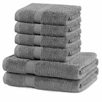 TOWEL/MARINA/SIL/N/SET2*70x140+4*50x100