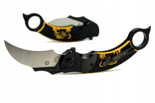 Nóż składany kieszonkowy KARAMBIT stal EDC survival Sitivien ST164 scyzoryk na Arena.pl
