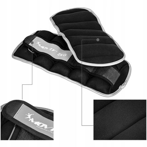 REGULOWANE OBCIĄŻNIKI NEOPRENOWE 2x 1 KG RĘCE NOGI na Arena.pl