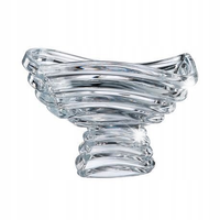 BOHEMIA WAVE Salaterka Szklana na Przekąski Miska Półmisek 30,5 cm