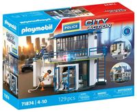 Klocki Playmobil City Action posterunek policji 71874