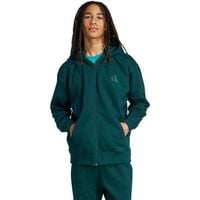 Bluza męska adidas ALL SZN Fleece Full-Zip zielona JX5101 S