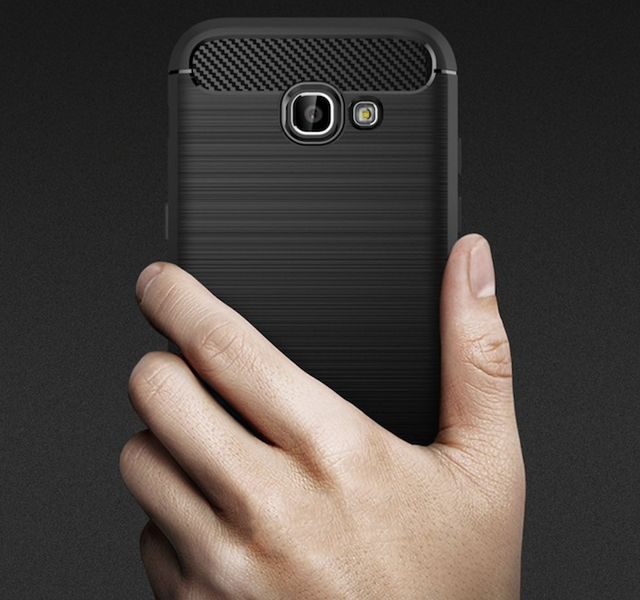 Spacecase Carbon Galaxy A5 2017 Czarny zdjęcie 5