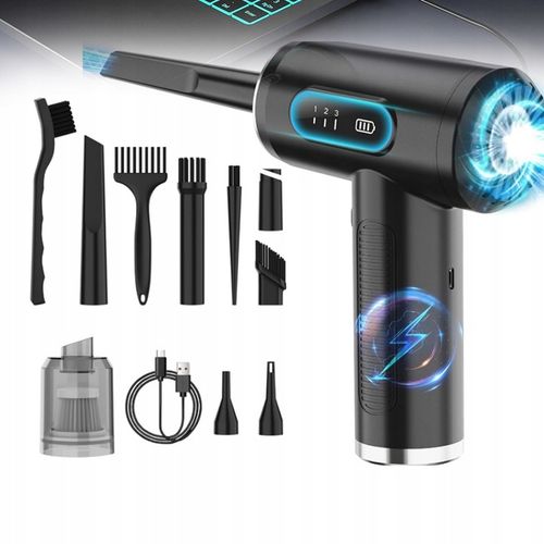 ODKURZACZ RĘCZNY SAMOCHODOWY BEZPRZEWODOWY DO AUTA DOMU 2W1 DMUCHAWA na Arena.pl