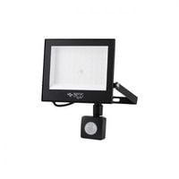 NAŚWIETLACZ LED 50W 4500K CZARNY SMD2835 PIR IP65