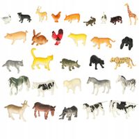 Figurki zwierząt zwierzęta zoo